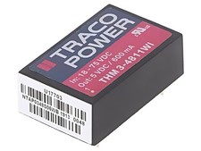 THM 3-4811WI Converter: DC/DC 3W UEing: 18-75VDC UAusg: 5VDC IAusg: 600mA DIP24 TR