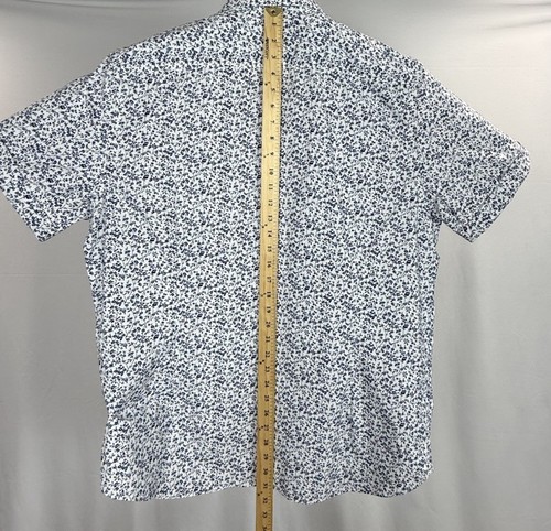 Robert Graham Button-Up Shirt Mens 2XL Floral Colorful Vibrant Flip Cuff SS NWT - Picture 11 of 14