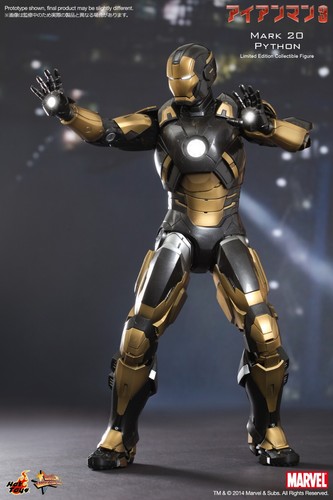 Hot Toys Movie Masterpiece 1/6 Iron Man 3 Mark 20 Python Figure Limited MM#248 - Picture 6 of 17