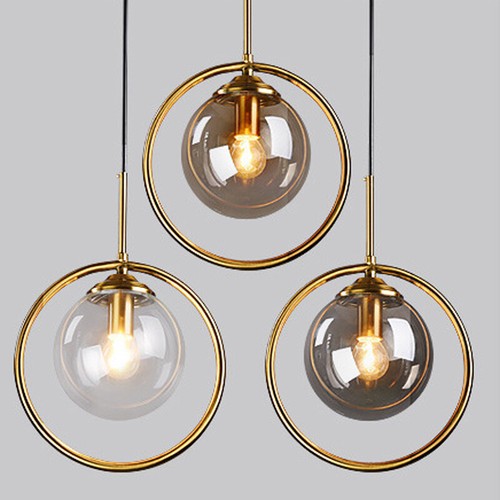 Glass Pendant Light Bar Chandelier Lighting Modern Ceiling Lights Kitchen Lamp - Picture 7 of 9