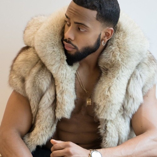 Fashion Men's Real Fox Fur Waistcoat Winter Genuine Full Pelt Hood Thick Jackets - Picture 5 of 11