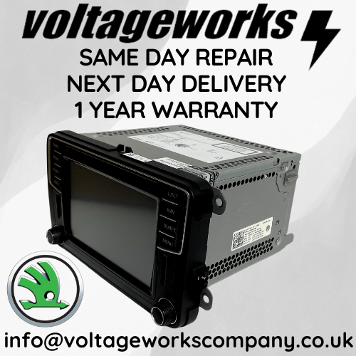 Skoda Yeti 2015 2016 2017 Sat Nav Media Unit Display Touch Screen Repair Service - Picture 1 of 3