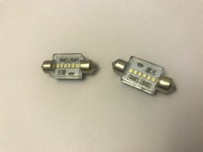 AUDI TT MK1 8N A2 LICENCE PLATE FESTOON LED 36MM CW5 SV8 LIGHT BULBS CANBUS 6W