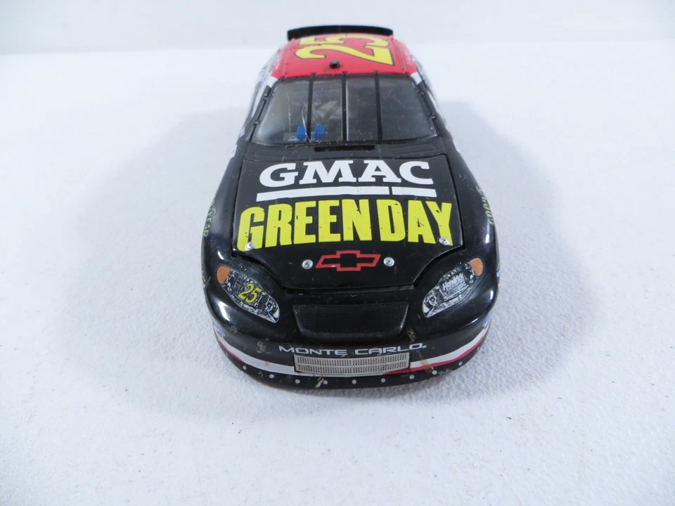 Brian Vickers #25 GMAC Green Day Monte Carlo 1/24 acción diecast 2005 sin caja Foto 4 de 4