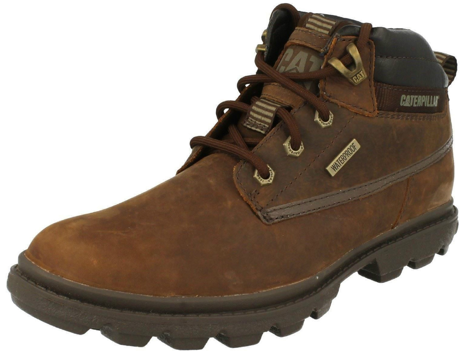 Da Uomo CATERPILLAR GRADY WP Impermeabili Stringati In Pelle Marrone Stivaletti Lavoro Da Uomo CATERPILLAR GRADY WP WP WP Impermeabili Stringati In Pelle Marrone Stivaletti Lavoro cd4622