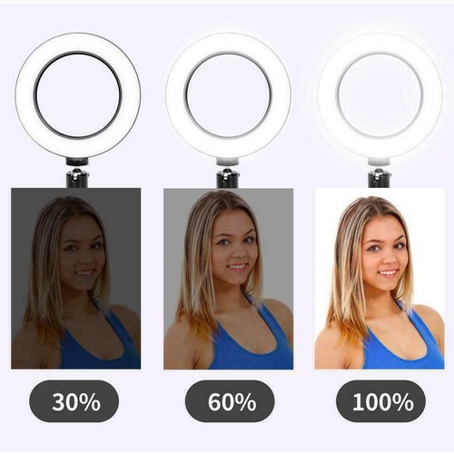16CM LED Ring Light Tripod Mini Makeup Flexible Arm Selfie Beauty Youtube Video - Picture 2 of 9