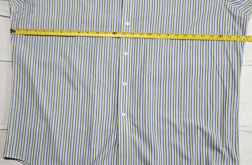 Camisa de vestir Polo Ralph Lauren Yarmouth para hombre a rayas con botones delanteros talla 17 32/33 - Imagen 6 de 7