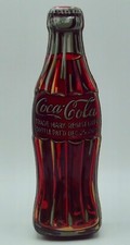 Vintage 2004 Coca Cola Bottle Shaped Tin