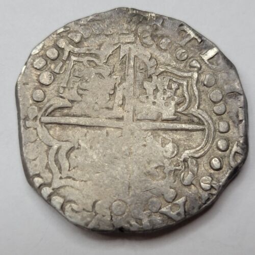 1622 DATED Cob 8 Reales Potosi Bolivia Silver Spanish Coin 27g *G818 - 第 1/6 張圖片