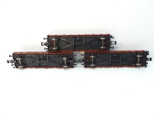 Piko H0 58306 Rungenwagen-Set mit Schotter, DR, DC, KKK NEM, NEU in OVP #49243 - Bild 4 von 4