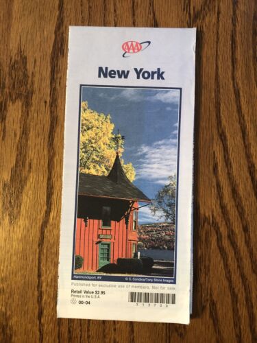 AAA New York State Map - 2000