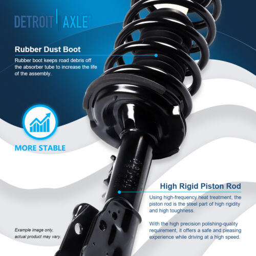 Front struts w/ Coil Springs for Chevy Equinox GMC Terrain Pontiac Torrent Vue - Picture 4 of 9