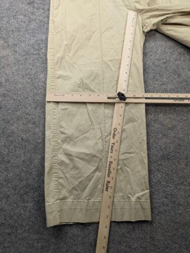 Lauren Ralph Lauren Womens Pants Size 8 Beige Wide Leg Preppy Capri - Picture 3 of 15