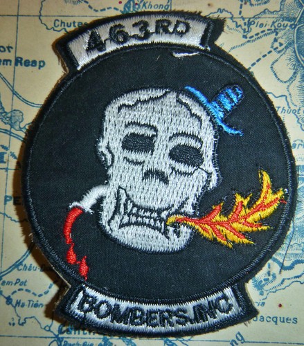 Flight Patch - USAAF - 463rd BOMBERS INC - US ARMY AIR FORCE - WWII - M.499 - Afbeelding 1 van 2