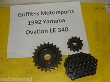92 YAMAHA OVATION 340 89E LE CS340E 93 94? TRACK DRIVE CHAIN GEARS SPROCKETS