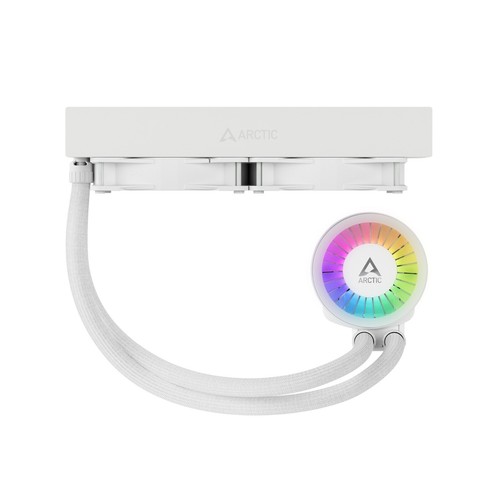 ARCTIC Liquid Freezer III 240 mm ARGB White AIO CPU Water Cooler 2x PWM Fans - Picture 19 of 21