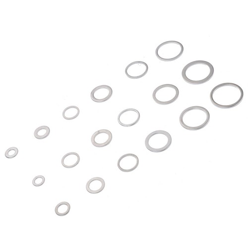 450X Car Oil Drain Plug Aluminum Solid Crush Washer Seal O-Ring Gasket Kit Box - Picture 5 of 10