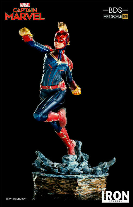 Iron Studios 1 10 SCALA CAPITANO Marvel Carol Danvers Figura Statua Modello Toys Iron Studios 1 10 SCALA CAPITANO Marvel Carol Danvers Figura Statua Modello Toys