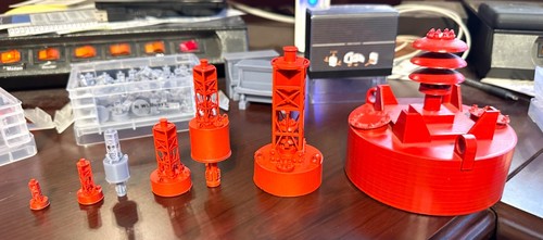 LIGHTED BLINKING Red Waterline Navigation Buoy RTR O Scale - SME Platinum Series - Picture 8 of 9