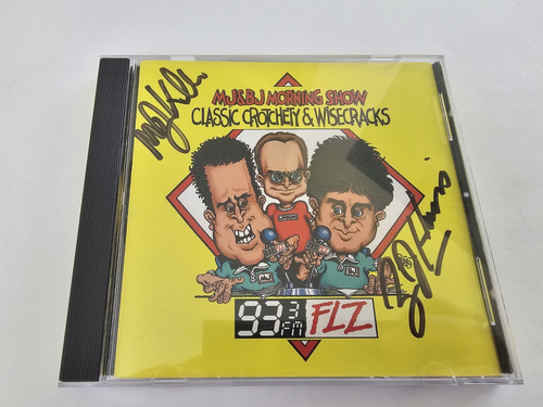 MJ & BJ Morning Show Classic Crotchety Wisecracks 1996 CD Signed 93.3 FM FLZ
