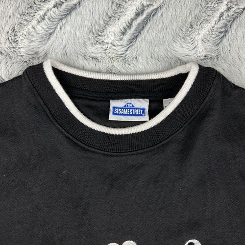 Vintage Sesame Street Elmo Sweatshirt Adult XL Blue Pullover Embroidered Y2K - Picture 4 of 7