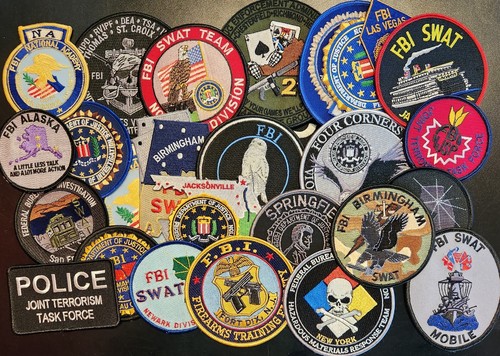 FBI US DOJ Justice State JTTF SWAT Federal Police Patch U Pick Choose Patches - Picture 1 of 42