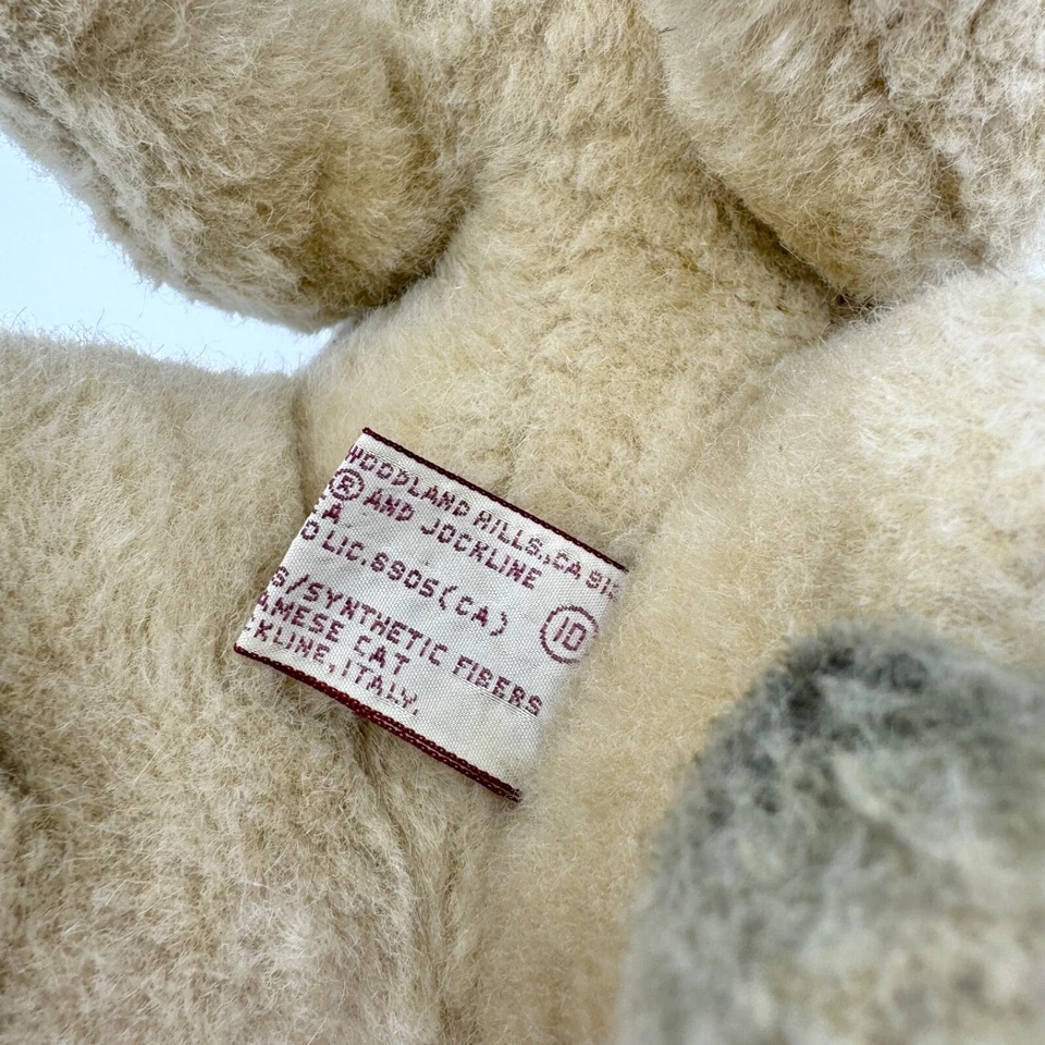 APPLAUSE Realistic Cat 1987 Avanti Plush Stuffed Animal 11” Vintage Siamese - Image 4 of 4