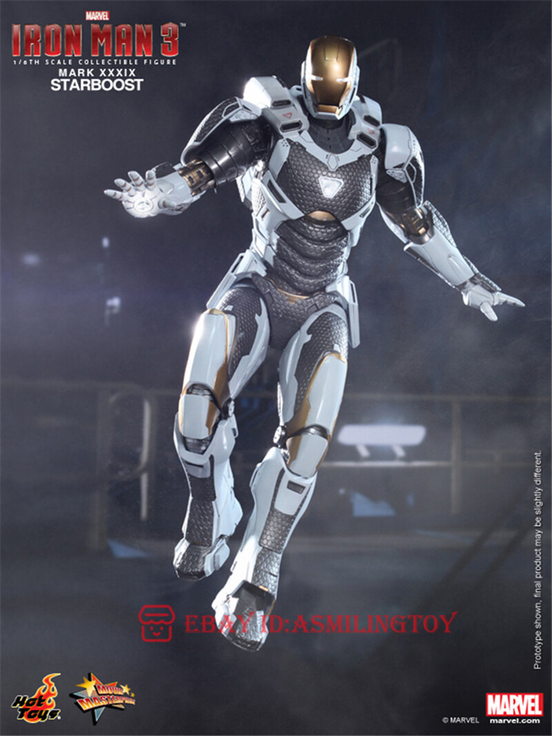 【中古】 アイアンマン アイアンマン3 マークXXXIX STARBOOST MMS214 1/6 フィギュア 1/6 Hot Toys MMS214 Iron Man 3 Starboost Mark 39 Collectible