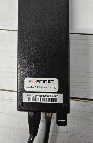GPI-130: Fortinet Gigabit PoE Injector w/power supply & cables
