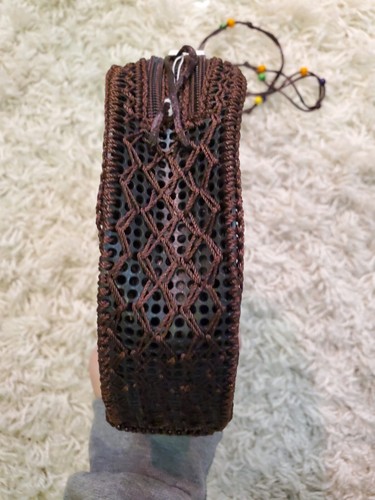 Nuevo con etiquetas Bolso Bandolera Redondo Colorido con Cáscara de Coco Doble Cremalleras Vacaciones en la Playa - Imagen 9 de 12