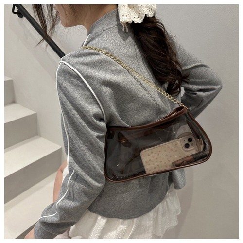 Waterproof Underarm Bag Jelly Hand Bag New Shoulder Bag Gift - Picture 12 of 16