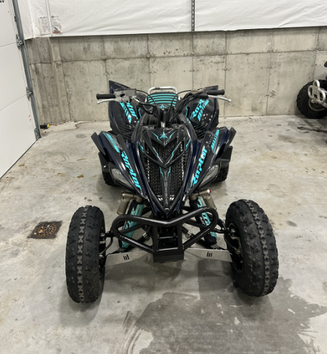 Yamaha Raptor 700 700R graphics kit 2013 2014 2017 to 2023 decals stickers atv - Picture 6 of 11