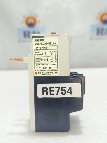 DONGA DTH-22b 1.3A (1-1.6A) Relè di sovraccarico termico 3P (spedizione gratuita con Fedex/Dhl) - Foto 5 di 6