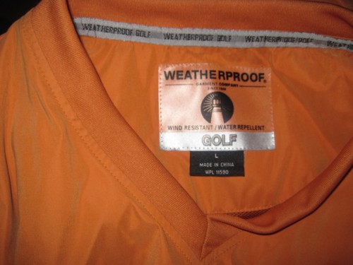 CHAQUETA DE GOLF RESISTENTE A LA INTEMPERIE TALLA GRANDE NARANJA ST IVES NUEVA - Imagen 6 de 10