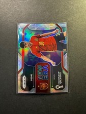 2022 Panini Prizm World Cup Qatar Pedri #18 New Era Silver Prizm