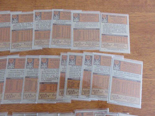 1978-79 TOPPS NBA. PART SET OF 36 CARDS. 117 SIKMA ROOKIE. 95 GOODRICH. 25 HAYES - Picture 10 of 12