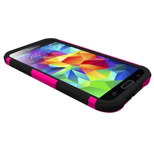 Trident Aegis Pink Case Military Grade Dual Layer Cover for Samsung Galaxy S5 - Picture 5 of 7