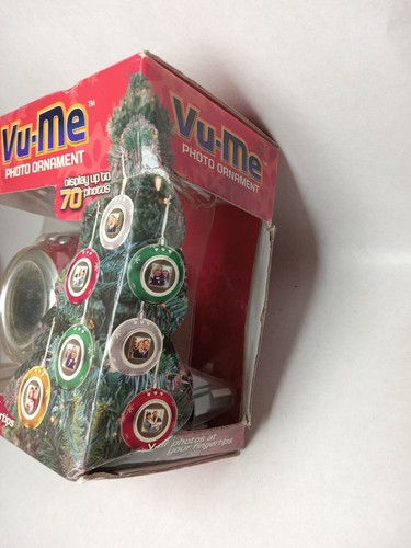 Vu-me Scenario Digital Photo Ornament Display Up To 70 Photos Christmas - Picture 3 of 5