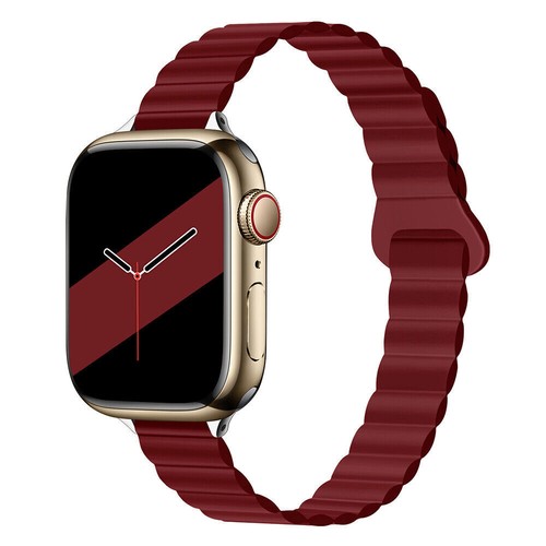 Slim Magnetic Loop Band Strap for Apple Watch Ultra 9 8 7 6 5 4 SE 44/41/45/49mm - Picture 33 of 44
