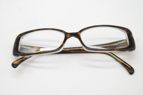 Vintage Brille Calvin Klein 857 Braun Transparent Silber Eckig Brillengestell - Picture 6 of 6