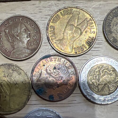 Assorted foreign and American Coins Lot. 27 Total - Picture 7 of 24
