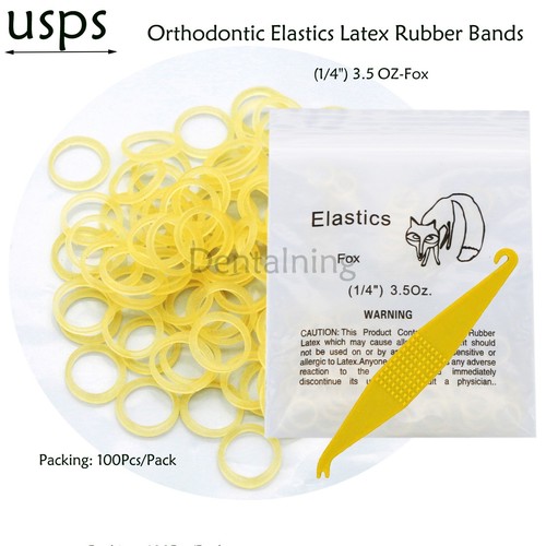 1000Pcs US Dental Orthodontic Rubber Bands Ortho Elastics Latex Braces 3.5 OZ - Picture 6 of 54