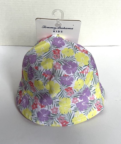 Tommy Bahama Kids Bucket Hat Water Shoe Set SPF50+ - Lg Toddler Girl Size 7-8 - Picture 2 of 9