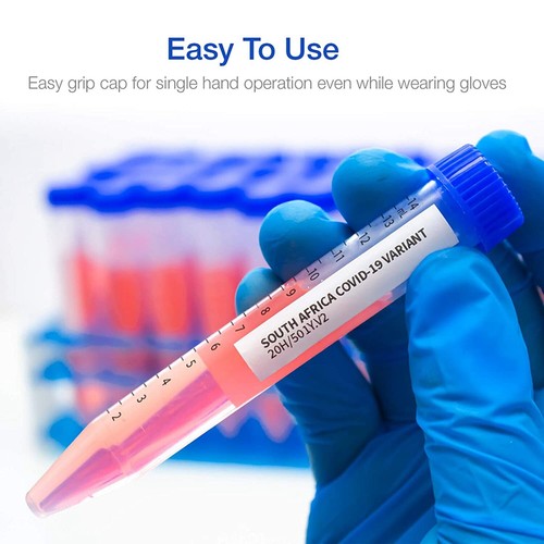 2500x 15mL Polypropylene STERILE Centrifuge Tubes Caps Conical Bottom LEAK-PROOF - Picture 14 of 27