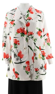 Dennis-Basso-Water-Resistant-Garden-Button-Jacket-White-Floral-2X-NEW-A289813