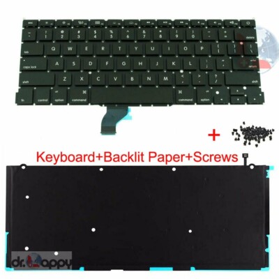 高評価! MacBook for keyboard Backlit English US Pro A1502 13 Retina パソコン用キーボード