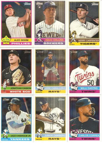 72 DIFFERENT 2025 TOPPS HERITAGE CHROME BASEBALL CARD LOT - Picture 4 of 8