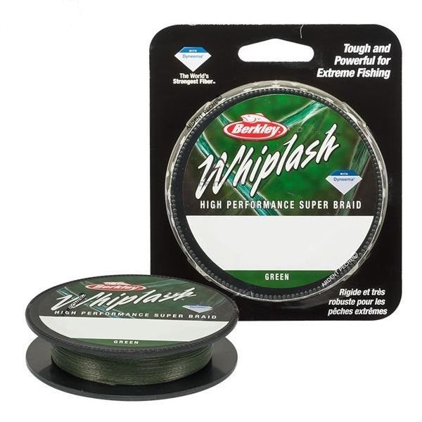Berkley WHIPLASH High Performance SUPER BRAID linea di pesca verde Berkley WHIPLASH High Performance SUPER BRAID linea di pesca verde