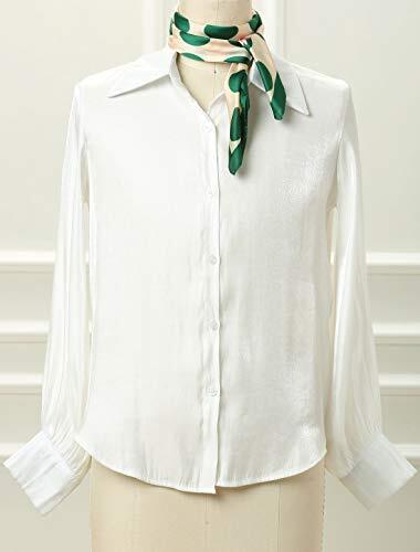 70cm Polka Dots Square Scarf Neck Scarves Kerchief Neckerchief Headband Green - Bild 4 von 5