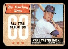 1968 Topps Baseball #369 Carl Yastrzemski (All-Star) PR